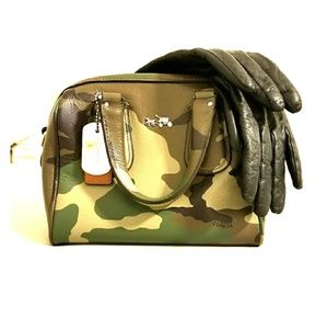 Coach Mini Surrey Satchel in Camo